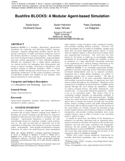 Bushfire BLOCKS: A Modular Agent