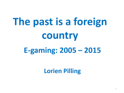 2005-2015 Lorien Pilling Director, Global