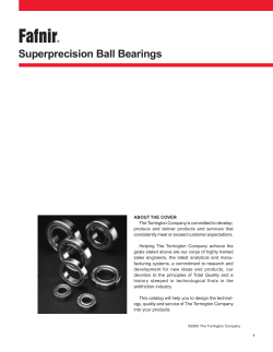 Superprecision Ball Bearings - Why www.brg