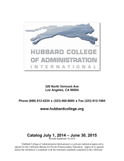 Hubbard College of Administration