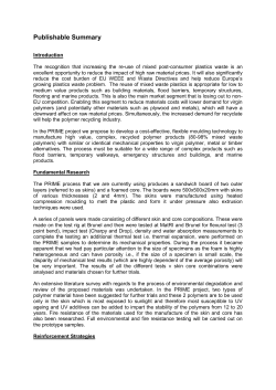 Project Summary 1 - Pera International