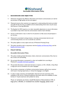 Strategy Template - Westward Housing