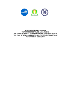 agreement establishing a tripartite free trade area among the