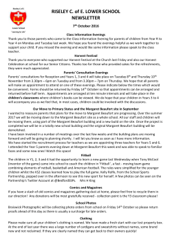 Oct 7th 16 doc - Riseley C of E Lower School