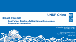 Bridging the Data Gap - International Aid Transparency Initiative