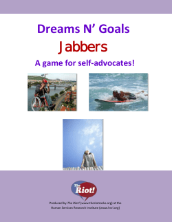 Dreams and Goals