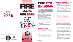 Fire: It`s No Game for Children to Play