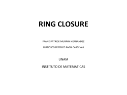 RING CLOSURE
