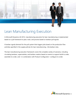 Lean Manfacturing Execution