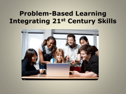 Problem-Based Learning - techandpbl