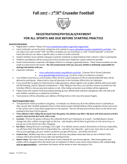 Fall 2003 Saints Sports