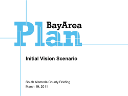Initial Vision Scenario