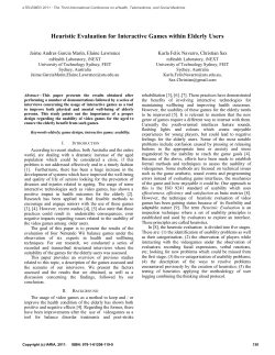 Heuristic Evaluation for Interactive