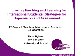 Teaching International Students