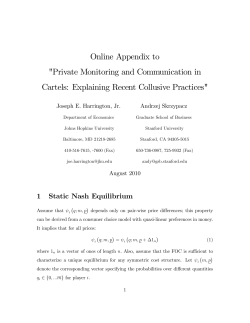Online Appendix to "Private Monitoring and Communication in
