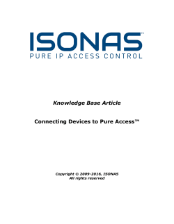 How to Configure Readers to Pure Access