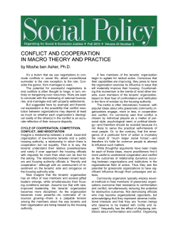 conflict and cooperation