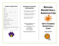 NEVADA BASKETBALL ASSOCIATION