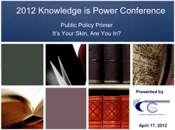 Knowledge is Power Conference