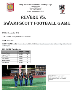 151016 Revere vs. Swampscott football game