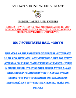 2017 potentates ball &ndash; may 6