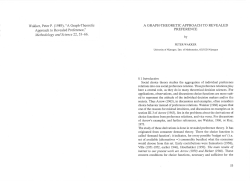 A Graph-Theoretic Approach to Revealed Preference