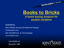 Books to Bricks A home buying program for student