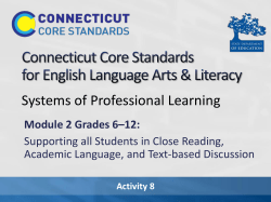 CT Systems of Professional Learning