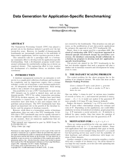 Data Generation for Application