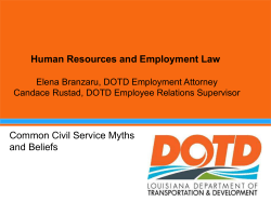 Common Civil Service Myths and Beliefs Human Resources and