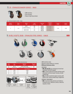 25– STAINLESS BAKERY SERIES – 700LB B1/B2, 31/32/TS, S5/S6