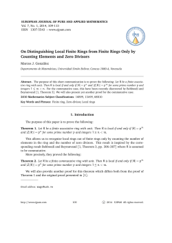 On Distinguishing Local Finite Rings from Finite Rings Only by