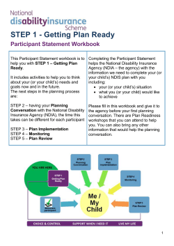 NBM Participant Statement Workbook