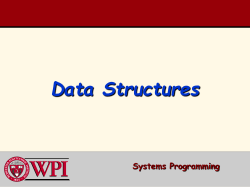 16 Systems Programming Data Structures