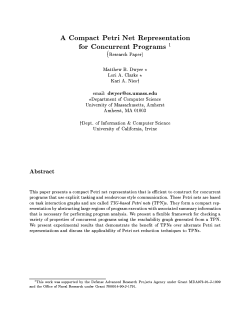 A Compact Petri Net Representation for Concurrent
