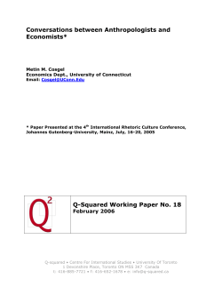 A Theory of Rhetorical Economics