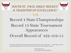 PACKER HOCKEY EXPECTATIONS