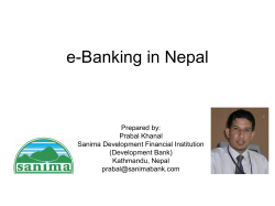 History of e-Banking in Nepal