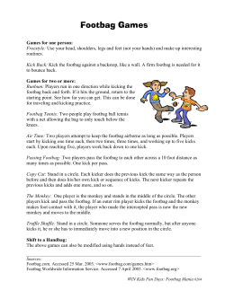 Footbag Games