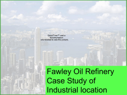 Case Study: Fawley Oil Refinery