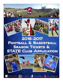 2016-17 Season Ticket Application