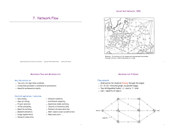 7. Network Flow - Cs.princeton.edu