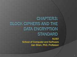 3.1. Block Cipher Principles