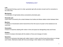 Kinematic pair