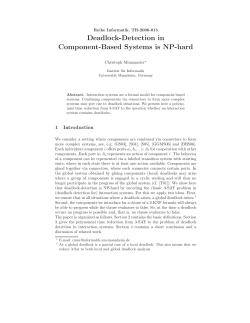 Deadlock-Detection in Component-Based Systems is NP-hard