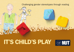 Challenging gender stereotypes through reading