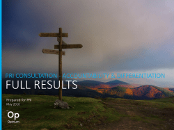 full results - Principles for Responsible Investment