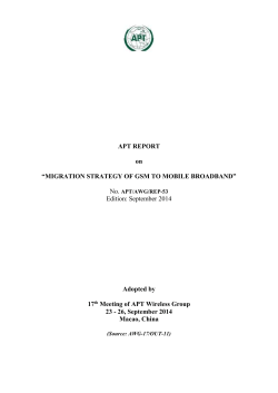 APT/AWG/REP-53 - Asia-Pacific Telecommunity