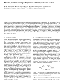 Optimal pump scheduling with pressure control aspects: case studies