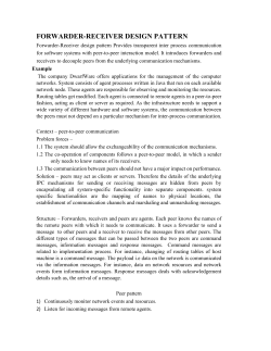 forwarder-receiver design pattern